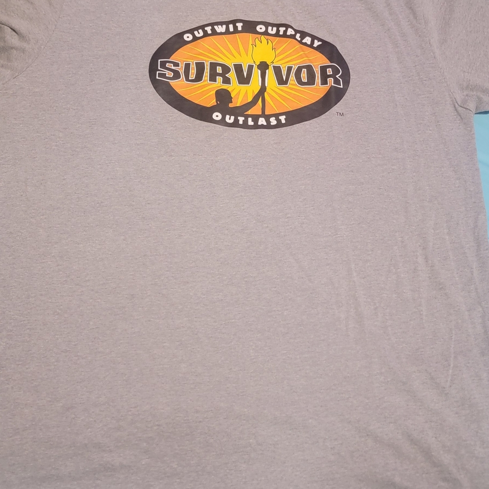 Survivor Next Level Apparel Gray Short Sleeve Tee Casual Comfort